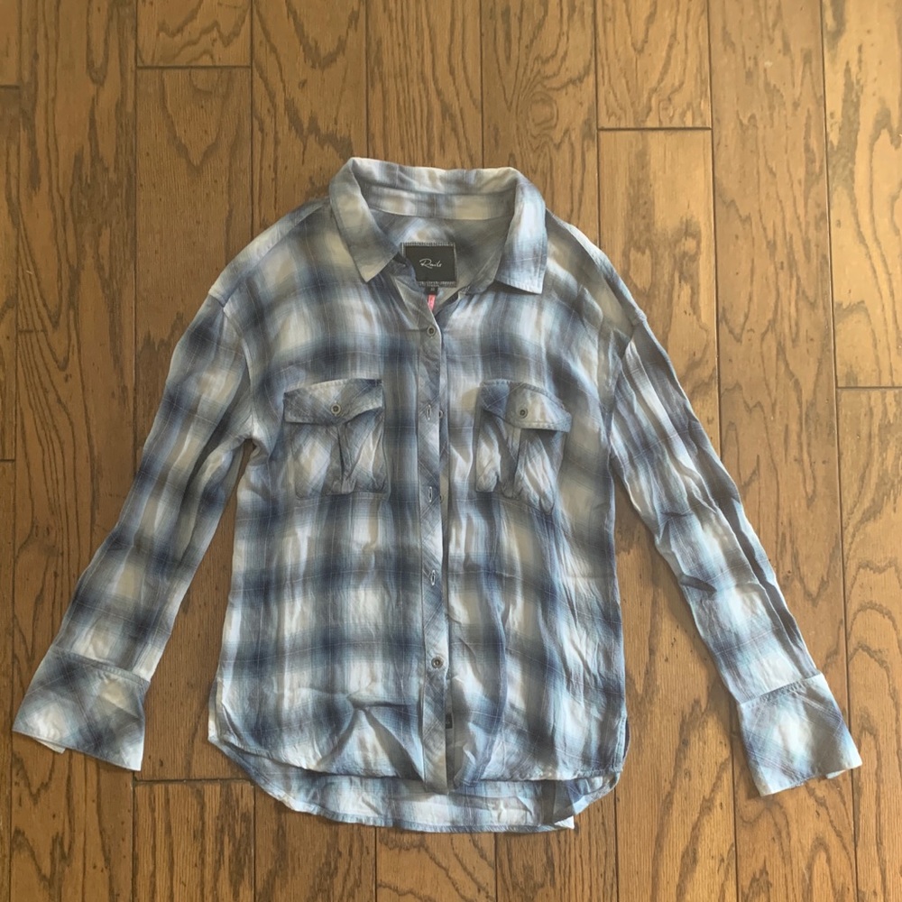 Rails x Free People Hunter Plaid Button Shirt-XS